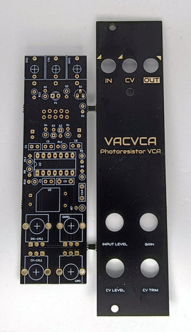 VACVCAv2: Vactrol VCA (6HP - PCB/panel)