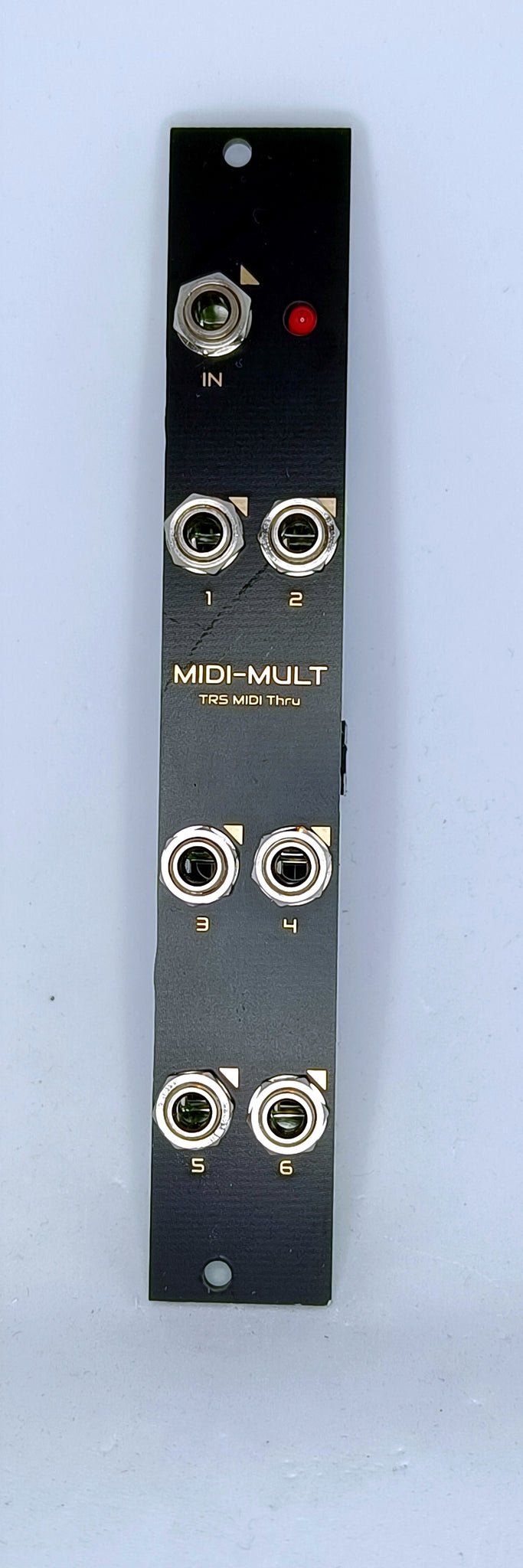 MIDI-MULT: 6-way TRS MIDI thru module (4HP)