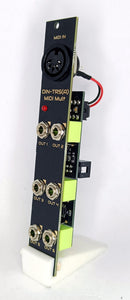 DIN2TRS - DIN to TRS (Type A) MIDI THRU module (4HP)